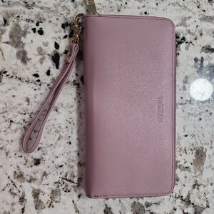 Elegant Pink Wristlet Wallet